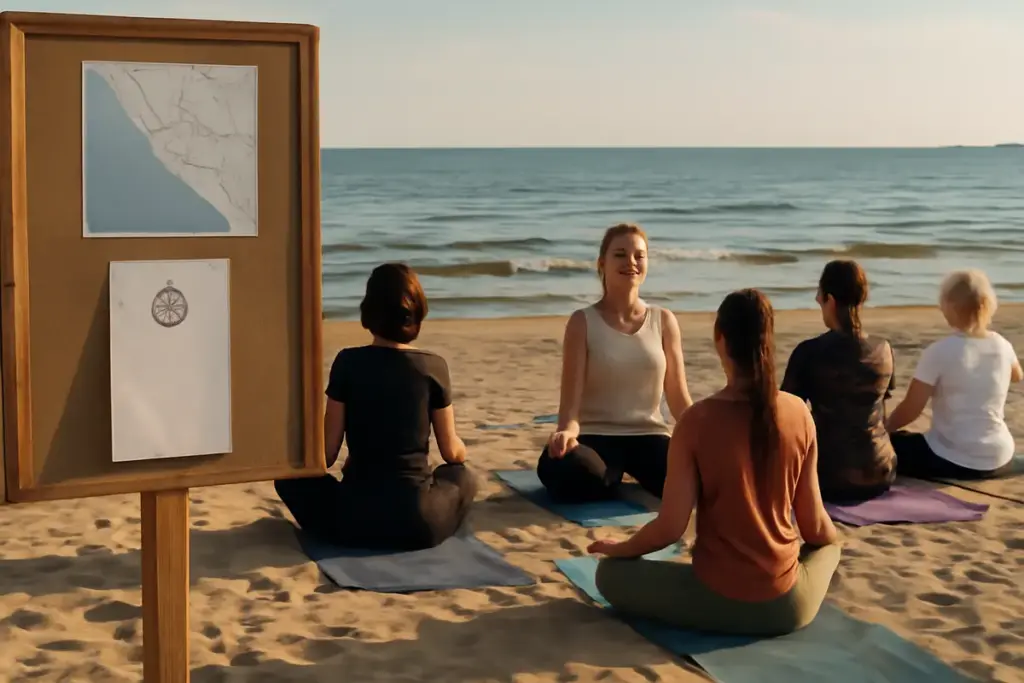 Dove trovare corsi di yoga in spiaggia a Ladispoli? Il dettaglio che rende ogni sessione speciale